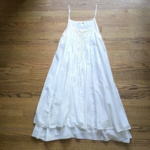30 Silk 70 Cotton CP SHADES Lia Dress  Small Cream